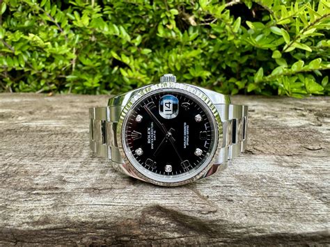 rolex 115619|rolex 115234 diamond dial.